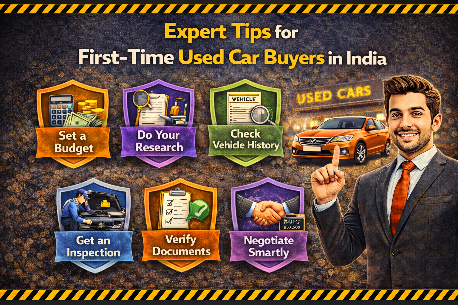 Expert Tips for First-Time Used Car Buyers in India