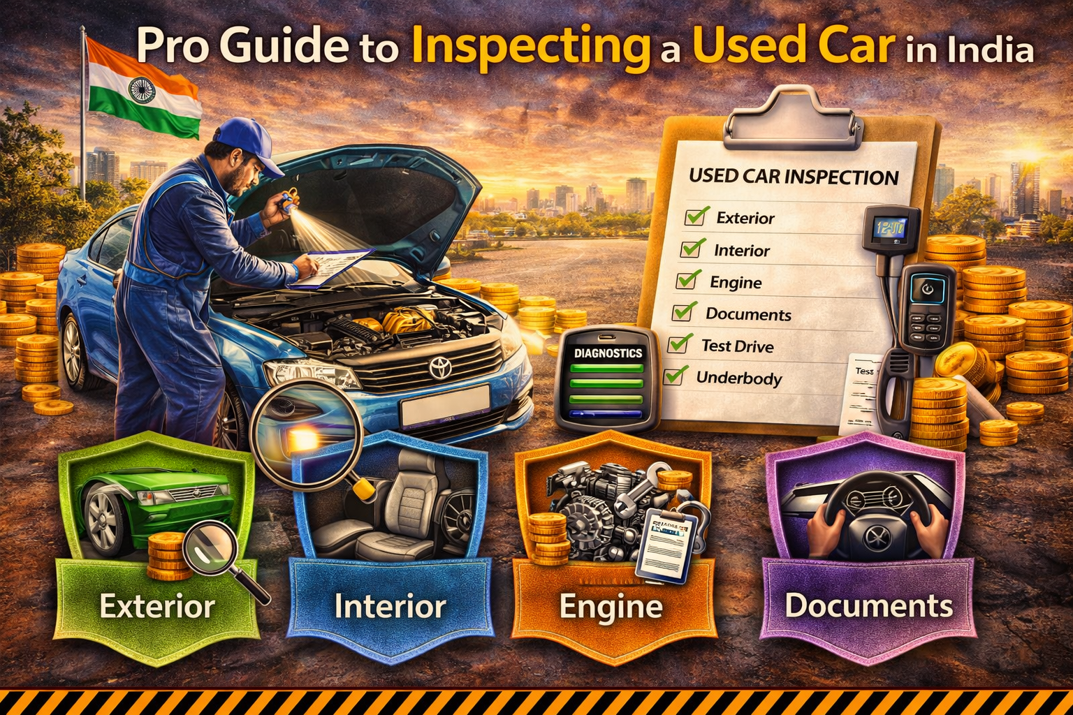 Pro Guide to Inspecting a Used Car in India